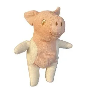 Ikea Kelgris Plush Pig Pink White Small Stuffed Animal Soft Lovey 7.5 Piglet